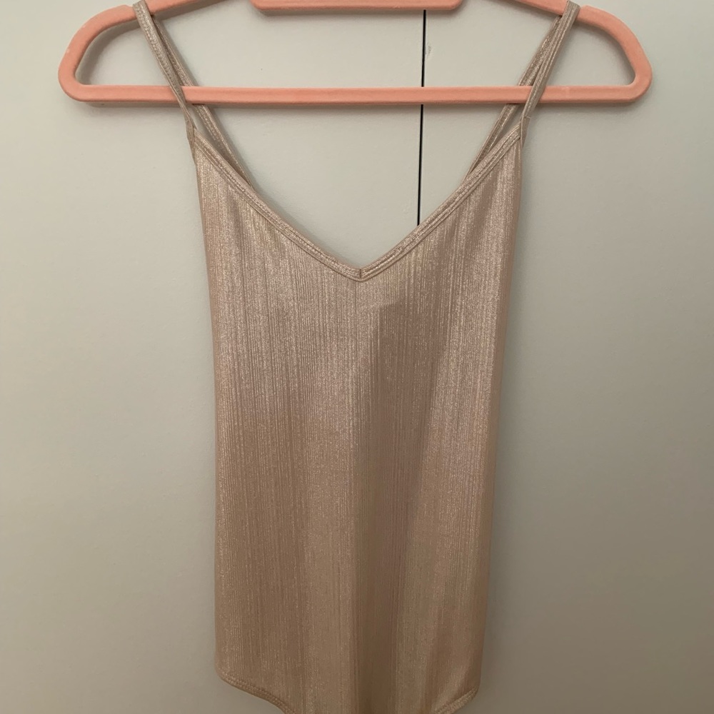 Gold bodysuit